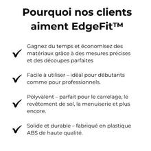 EdgeFit™ Perfecte Zaagsneden in Een Handomdraai