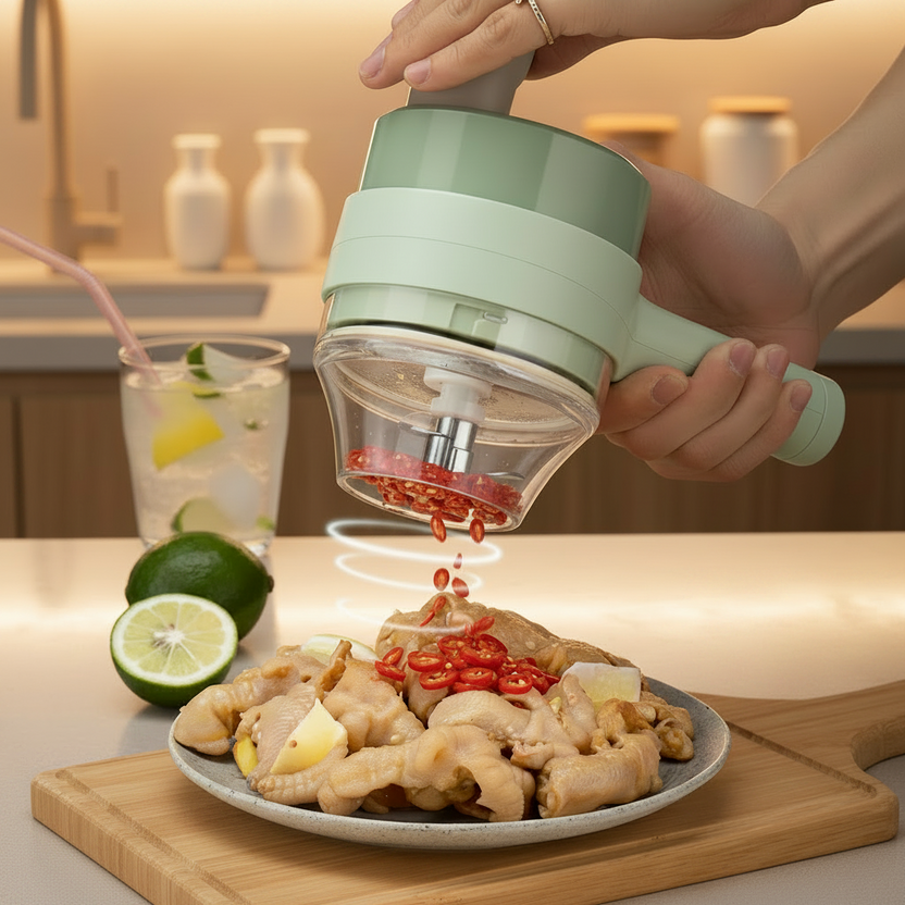 Multifunctionele Keukenhakker 4-in-1